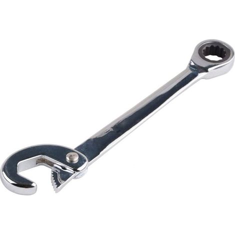 Chiave universale multifunzione da 18 a 32 mm e chiave a cricchetto a testa poligonale fresata ad anello 19 mm pinza in cromo vanadio utensili fai da te (1/3)