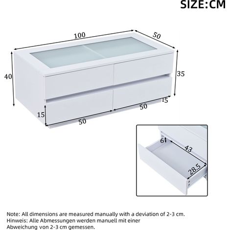 Modulares Sofa aus Stoff in Weiß 100 x 50 x 40 cm HOMAIRE (1/5)