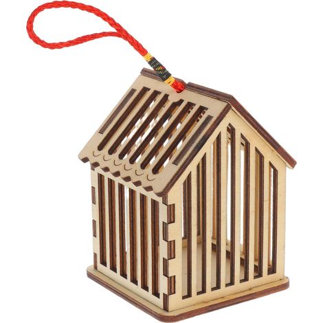 Cage en Bois Portable Conteneur de Stockage Pratique et Solide pour Reptiles et Grillons, Habitat Polyvalent pour Élevage et Exposition (1/5)