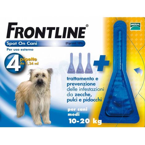 FRONTLINE SPOT-ON 10-20 KG CANI MEDI 3+1 PIPETTE