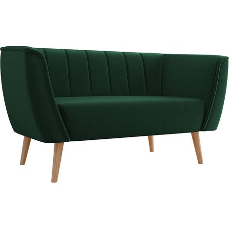 Sofá Glenview 104, Kronos 14, 142x74x75cm, Tapiz, Patas: Madera