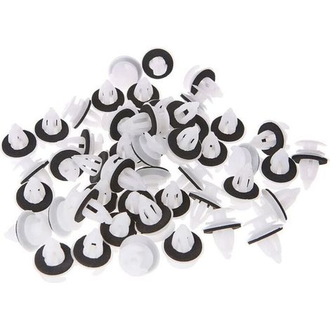 Clips de panneau de porte de voiture pour BMW E34 E36 E38 E39 E46 M3 M5 Z3 X5 avec joint d'étanchéité - Noir (1/5)