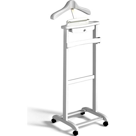 Valet de Chambre, modèle Rennes, blanc.