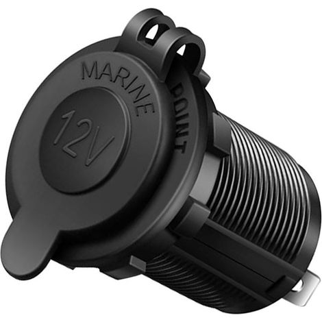 Cigarette lighter socket for cars, waterproof 12V power supply for cars, boats and motorcycles (1/5)
