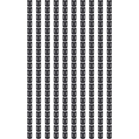 200 protections de bord de serrage 45x25mm, sangles en plastique en forme de L pour les coins de boîtes, de meubles et de panneaux en carton. (1/5)