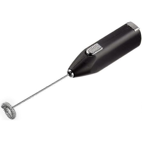 Mousseur à lait portable idéal, ergonomique et facile à nettoyer, avec fouet en acier inoxydable pour un résultat onctueux. (1/4)