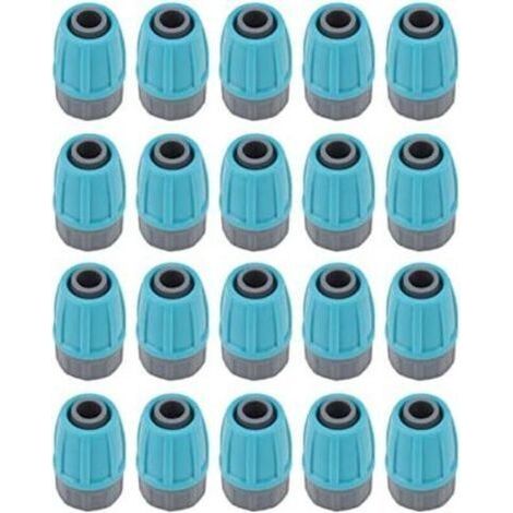 CSPARKV 15Pcs Bouchon de tuyau de verrouillage de 16 mm Connecteurs à écrous Verrouillés pour Tubes D'irrigation, Raccords Irrigation Goutte à Goutte, Connecteurs à Barbe Verrouillée Adaptateur Racco (1/5)