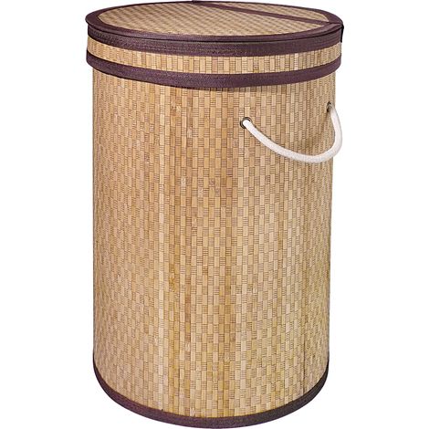 GELCO - panier à linge salle de bain edo naturel