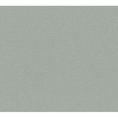 Unicolour wallpaper wall Profhome 387446 hot embossed non-woven wallpaper slightly textured unicoloured matt green grey 5.33 m2 (57 ft2) (1/5)