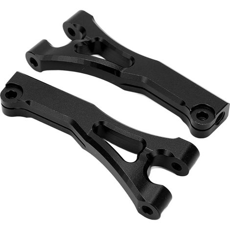 2 Pièces Bras de Suspension Avant Supérieur en Aluminium pour ARRMA 1/7 LIMITLESS/INFRACTION 6S - Noir (1/5)