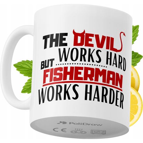 Lustiger Fischerbecher mit witzigem Textdesign – ideal für Geburtstage, Namenstage und Feiertage. Hochwertiger Becher für besondere Anlässe, ob zu Hause, im Büro oder bei der Arbeit. Farbe: Weiß, 330 