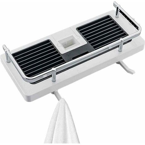 Support Barre Douche Coulissant, XU, Sans Perçage, Pour Salle De Bain - KZQ (1/4)