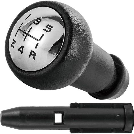 Pommeau de Vitesse, De Levier De Vitesse, Pommeau de Levier de Vitesse Manuel 5 Vitesses pour Peugeot 206 207 307 308 407 Partner Citroën C2 C3 C4 C5 Berlingo 2403.CN 2403CN