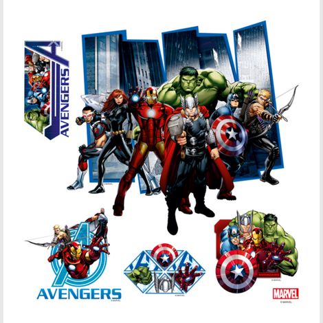 Sticker - Avengers Marvel - 30x30 cm