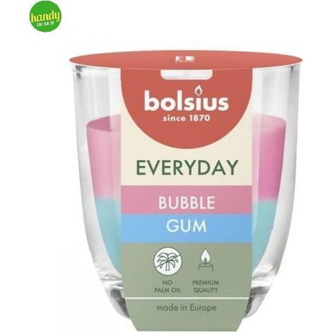 Candela vetro Everyday Bolsius Bubble Gum