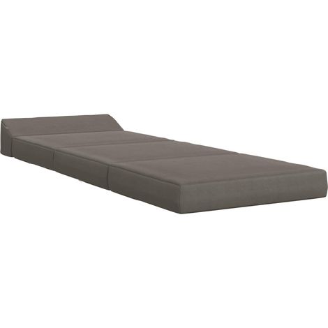 Divano Letto Sofa bed Pieghevole Grigio Chiaro 200 x 70 x 10 cm (1/5)