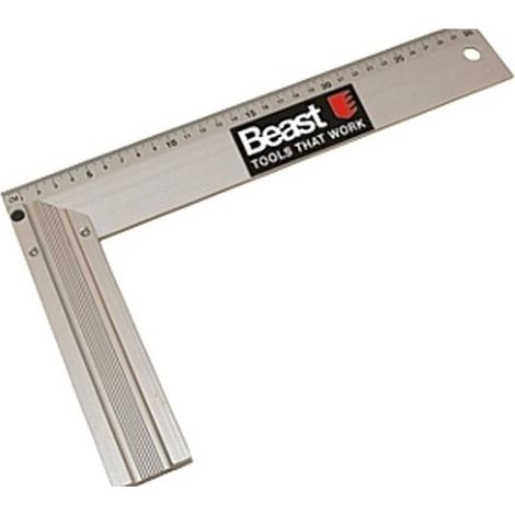 Équerre de Charpentier 250 mm - Aluminium - Précision et durabilité - Outil Indispensable pour Menuiserie - Beast (1/5)