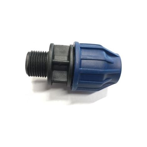 RACCORDO POLIETILENE M 1/2 X 16 PER TUBO IRRIGAZIONE (32312)