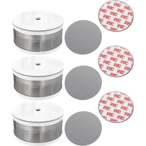 Cordes Haussicherheit Rilevatore di fumo Kit da 3 inclusa batteria con 10 anni di vita a batteria (Ø x A) 70 mm x 35 mm