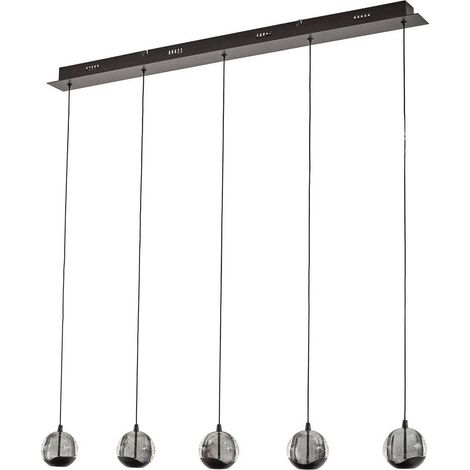 Pendelleuchte "Hayley" aus Glas für Wohnzimmer & Esszimmer von Lucande
