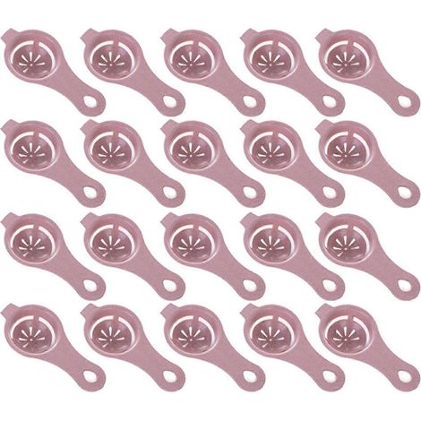 Neuer Trockeneiertrenner, Eiklar- und Eigelbfilter, Küchenhelfer, Rosa