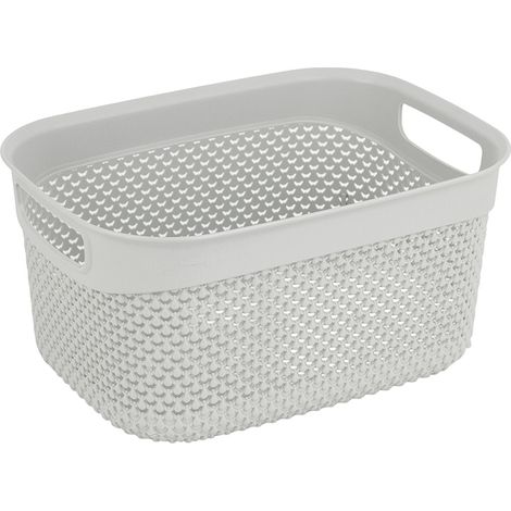 LAVADO Kunststoffkorb 29 x 21 x 15 cm 6,6 l Grau