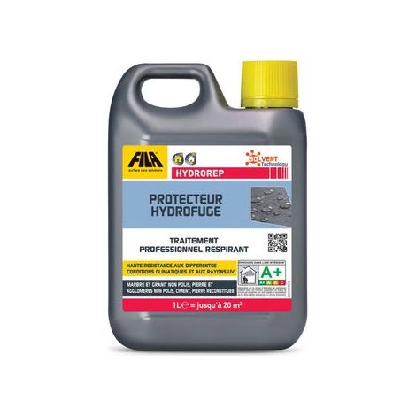 Fila – Protection hydrofuge incolore 1L – Imperméabilisant pour marbre, granit, béton – Application facile sans dilution (1/3)