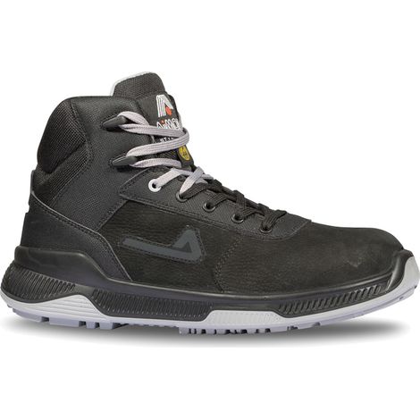 Aimont Crush S3 ESD CI HI SRC Sicherheitschochschuhe - 45 EU - Schwarze
