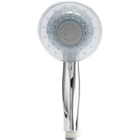 Pommeau de douche LED coloré, douchette à main pour salle de bain avec jet réglable et effets lumineux colorés.