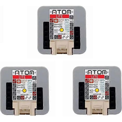 3 placas de desarrollo ATOM Lite ESP32 con WiFi, kit programable, controlador programable ESP32-PICO IoT (1/5)