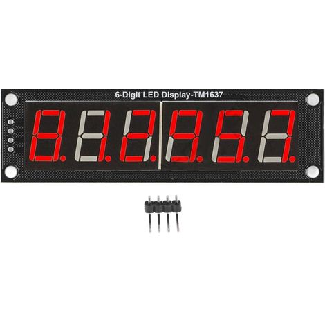 d affichage numérique à tube LED 6 chiffres 7 segments 0 56 (1/5)
