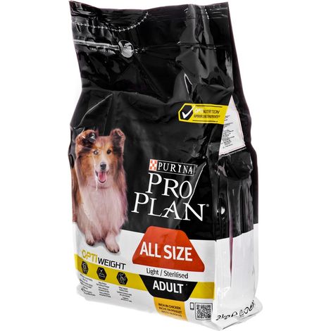 Croquettes pour chien adulte light stérilisé 3 kg – Réduit la sensation de faim – Maintient la masse musculaire – Soutient les articulations – Purina