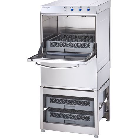 Lave-Vaisselle Professionnel Inox Universel avec Base Panier 50 x 50 cm - Stalgast (1/3)