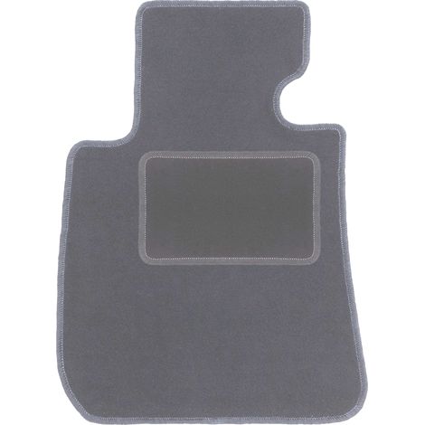 Fahrermatte aus Velours für: BMW 1er F20 Schrägheck (2011–2019) Graphit