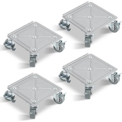Wolketon plateau Roulant 4pcs Charge max 500 kg Planche à roulettes Transporteur de meubles pour tous les sols Aide au transport (1/5)