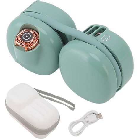 Ventilateur de cou rechargeable USB, double flux d'air, léger et pliable, idéal pour voyages et activités extérieures.