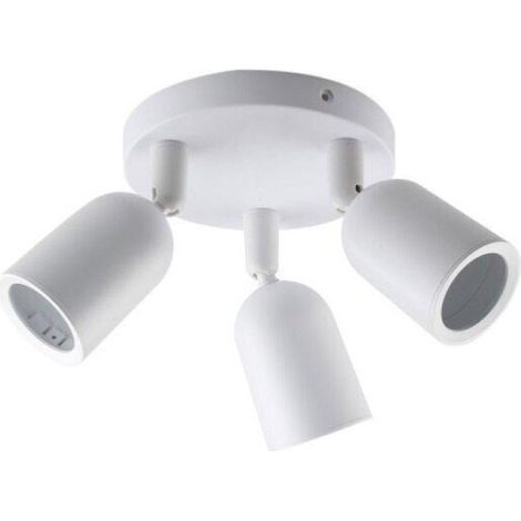 Spot LED en saillie Triple Orientable BLANC pour ampoule GU10 -