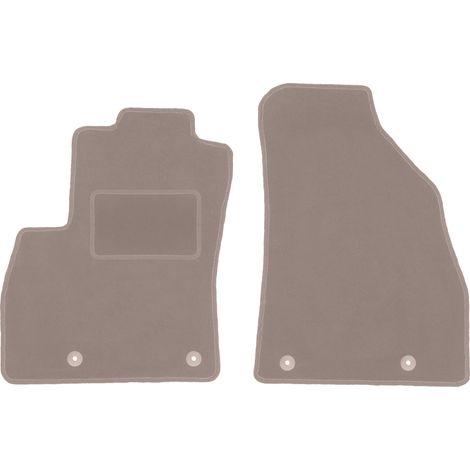 Tapis avant beiges pour : Peugeot Bipper kombivan, Tepee (2007-2017)
