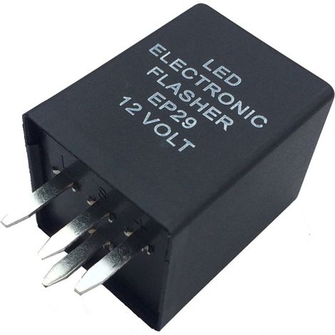 EP29 4-poliges LED-Blinkerrelais, Richtungsblinkerrelais, 12 VDC, andere Relais (1/4)