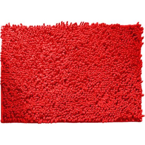 Tapis de porte en chenille (40 x 60 cm), tapis de salle de bain antidérapant, tapis de sol imprimé, tapis de sol absorbant et anti-poils en PVC, 1 tapis inclus. (1/5)
