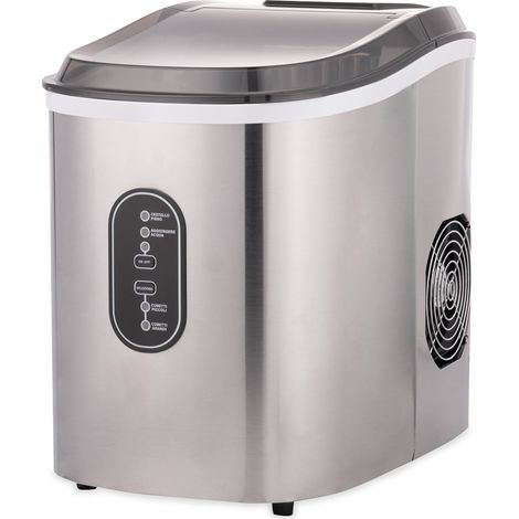 Ice Maker 15kg/24h Con 9 Cubetti In 6 Minuti E Cestello Estraibile