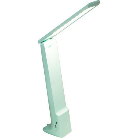 Rechargeable USB desk lamp with adjustable brightness (3000K-6000K), portable LED bedside night light for learning to read (1/5)