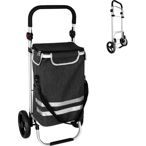 Carrello della spesa pieghevole, capacità 45 litri, borsa termica