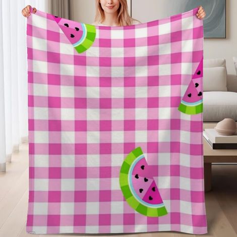 Couverture de lit en polaire, jeté doux et chaud pour le printemps, légère et luxueuse en microfibre de polyester, décoration intérieure, ajout parfait à la décoration intérieure, cadeau idéal pour lu (1/4)