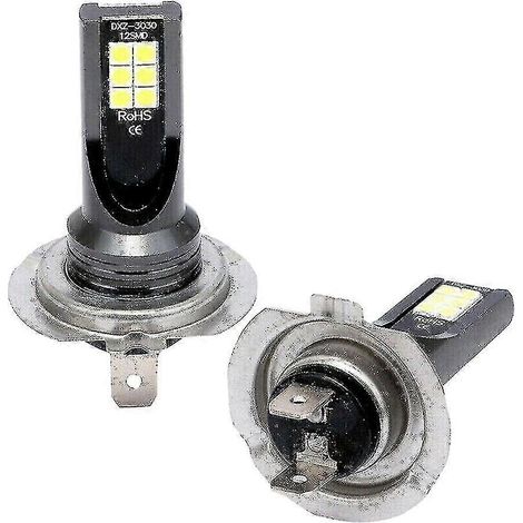 2er-Pack H7 LED-Lampen für Scheinwerfer, 1000 lm, 6000 K, fehlerfrei, Canbus-kompatibel. (1/2)