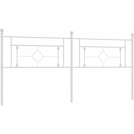 Tête de lit,Panneau décoratif métal blanc 200 cm CFW7220650 (1/5)