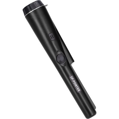 Détecteur de métaux professionnel portable et étanche avec lumière LED, noir (1/5)