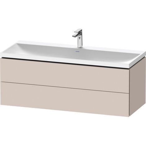 Duravit L-Cube c-shaped Ensemble suspendu, 2 tiroirs, sans