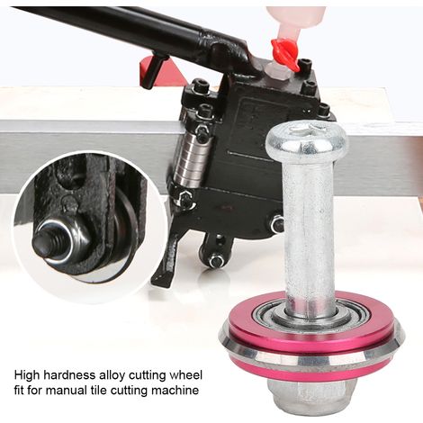Roue de rechange pour coupe-carrelage manuel, outil de découpe de briques et carreaux, 12000 m (rose) (1/5)