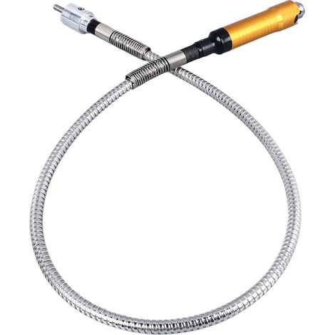 Adaptateur flexible pour perceuse, rallonge de conversion en acier inoxydable, outil de transmission pour visseuse, accessoire de perçage (1/5)